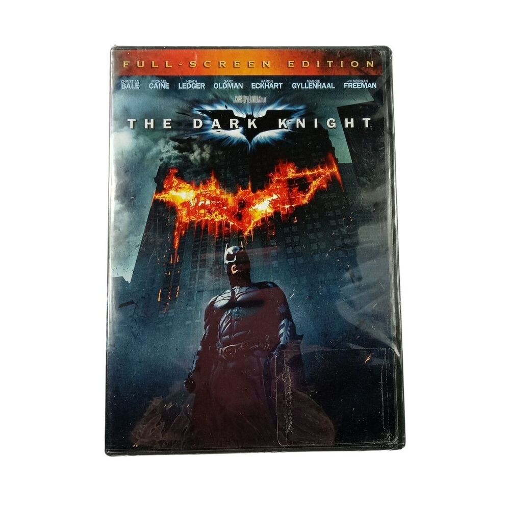 The Dark Knight New DVD Movie Batman Christian Bale Michael Cain 2008 Joker